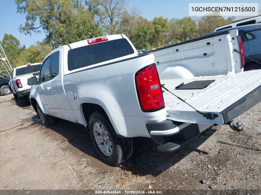 1GCHSCEN7N1216500 2022 Chevrolet Colorado 2Wd Long Box Lt