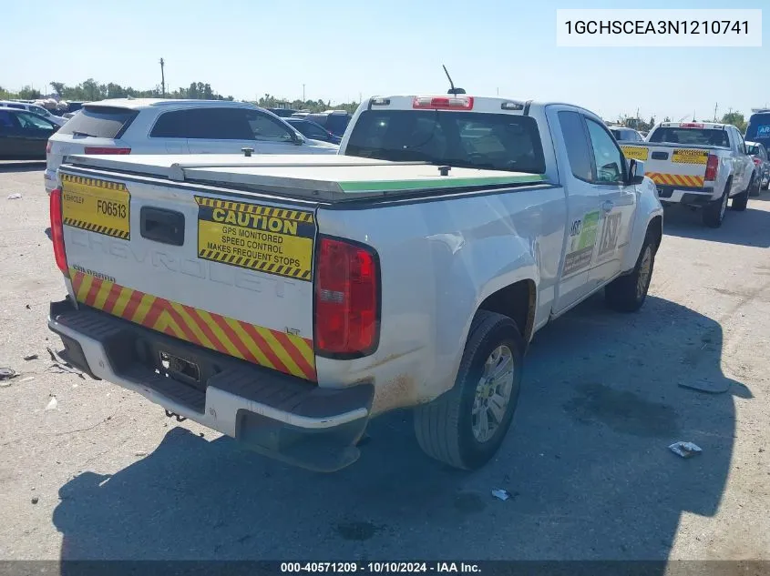 1GCHSCEA3N1210741 2022 Chevrolet Colorado 2Wd Long Box Lt