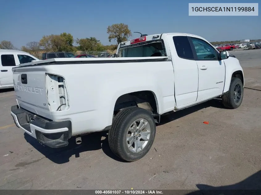 1GCHSCEA1N1199884 2022 Chevrolet Colorado 2Wd Long Box Lt