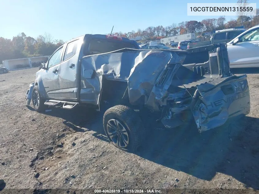 2022 Chevrolet Colorado 4Wd Long Box Z71 VIN: 1GCGTDEN0N1315559 Lot: 40628819