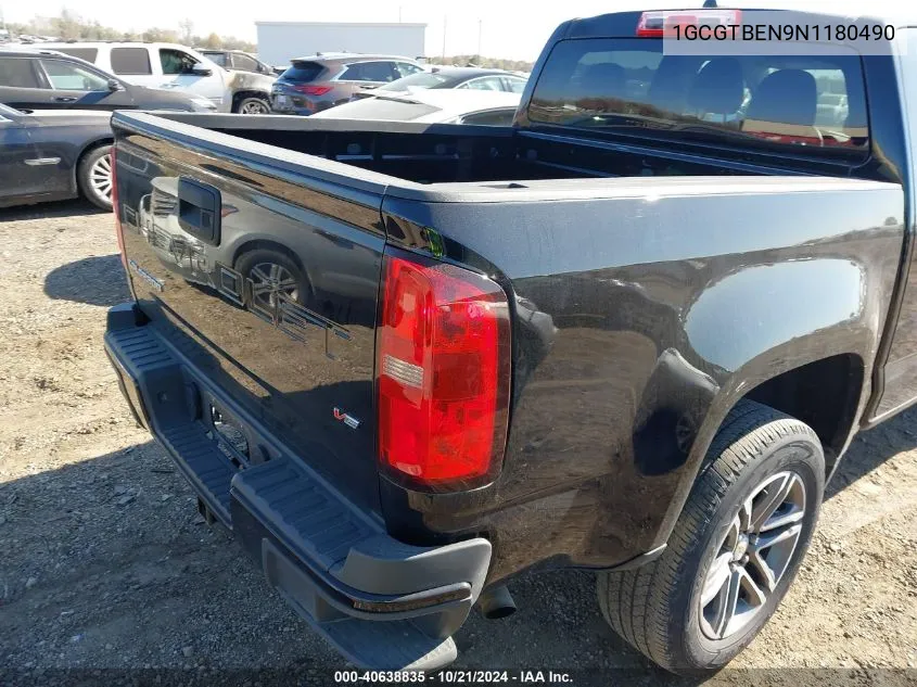 2022 Chevrolet Colorado VIN: 1GCGTBEN9N1180490 Lot: 40638835