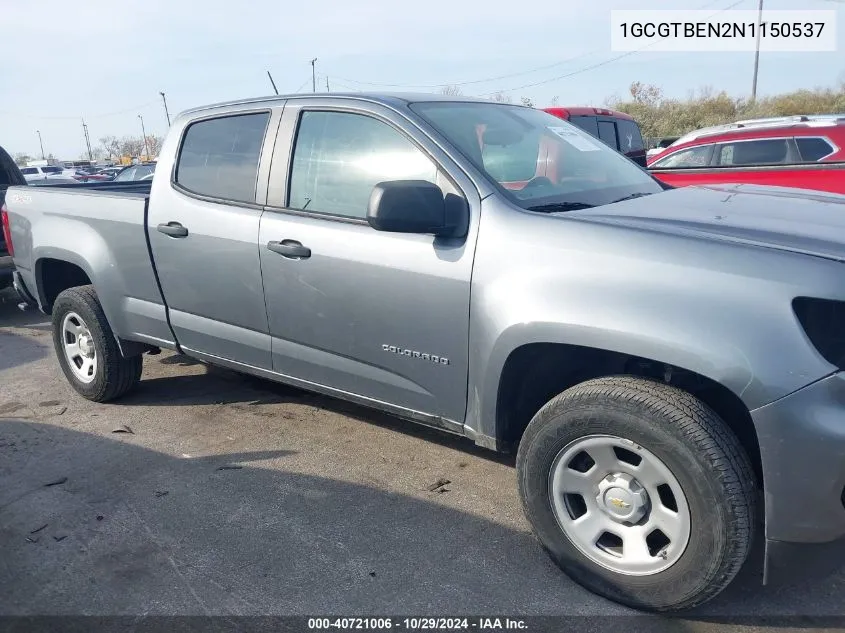 2022 Chevrolet Colorado 4Wd Long Box Wt VIN: 1GCGTBEN2N1150537 Lot: 40721006