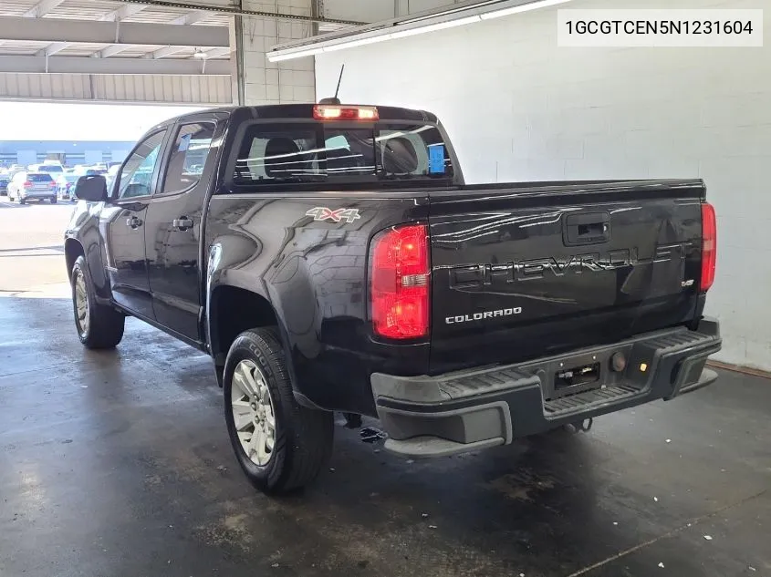 2022 Chevrolet Colorado 4Wd Lt VIN: 1GCGTCEN5N1231604 Lot: 40733523