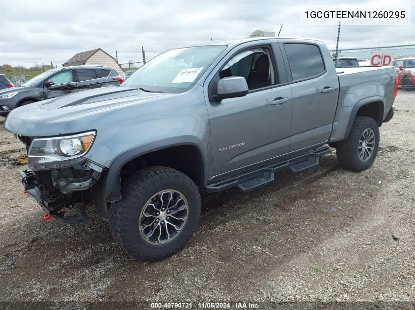 2022 Chevrolet Colorado 4Wd Short Box Zr2 VIN: 1GCGTEEN4N1260295 Lot: 40790721