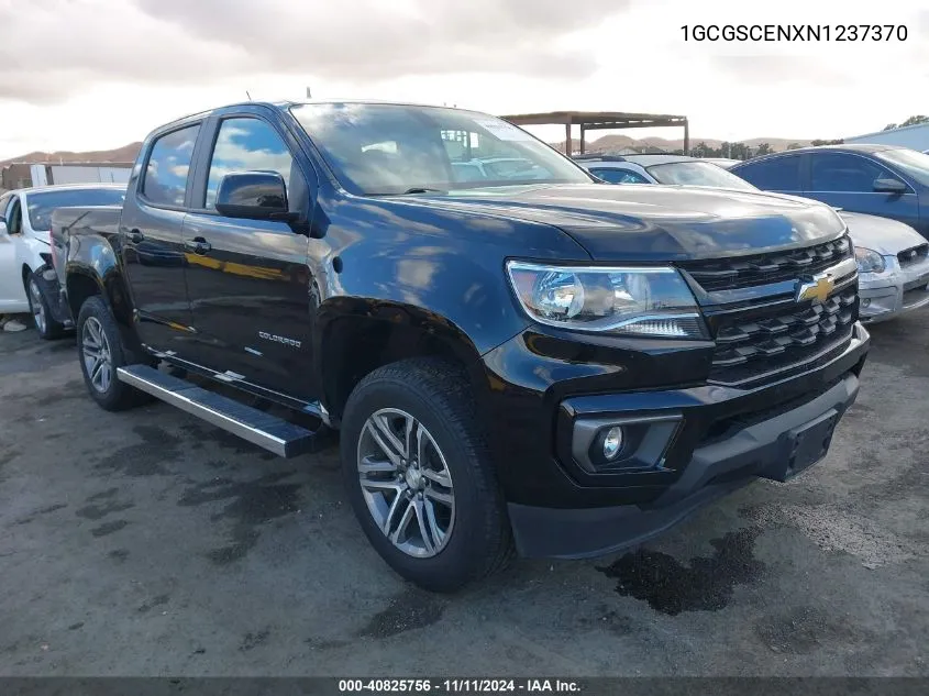 2022 Chevrolet Colorado 2Wd Short Box Lt VIN: 1GCGSCENXN1237370 Lot: 40825756