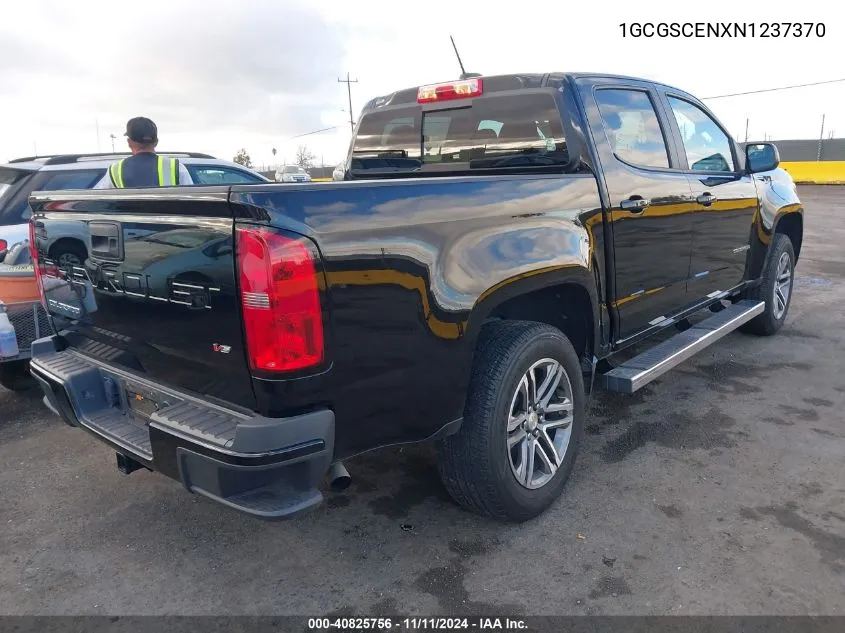 2022 Chevrolet Colorado 2Wd Short Box Lt VIN: 1GCGSCENXN1237370 Lot: 40825756