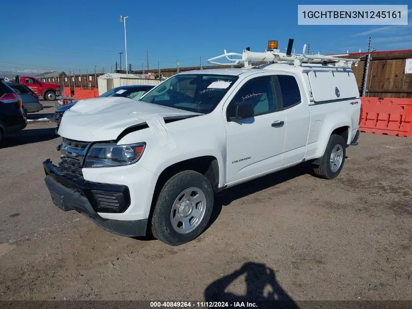 2022 Chevrolet Colorado 4Wd Long Box Wt VIN: 1GCHTBEN3N1245161 Lot: 40849264