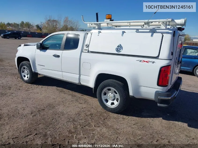 2022 Chevrolet Colorado 4Wd Long Box Wt VIN: 1GCHTBEN3N1245161 Lot: 40849264