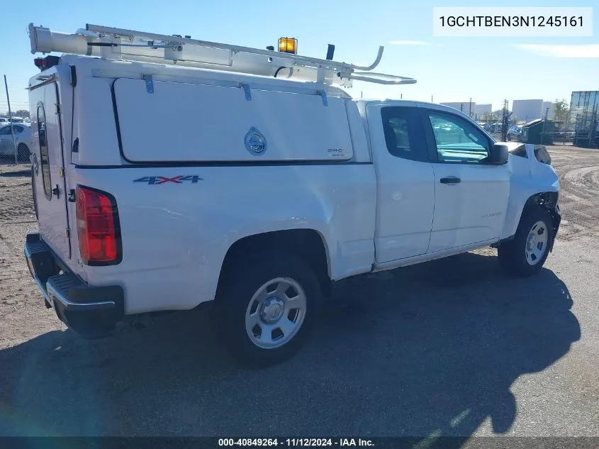 2022 Chevrolet Colorado 4Wd Long Box Wt VIN: 1GCHTBEN3N1245161 Lot: 40849264