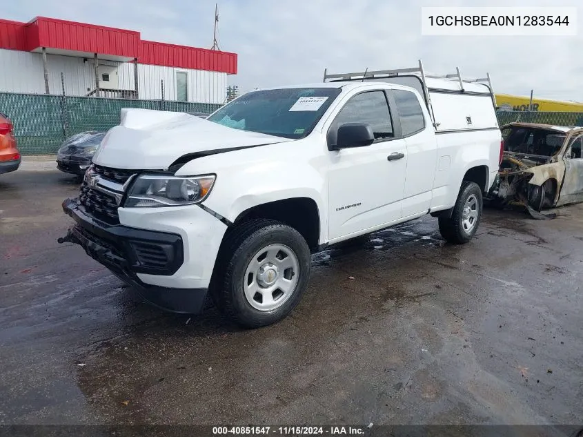 2022 Chevrolet Colorado 2Wd Long Box Wt VIN: 1GCHSBEA0N1283544 Lot: 40851547