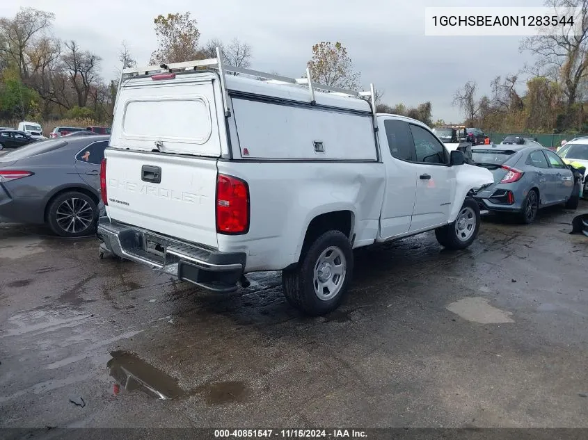 2022 Chevrolet Colorado 2Wd Long Box Wt VIN: 1GCHSBEA0N1283544 Lot: 40851547