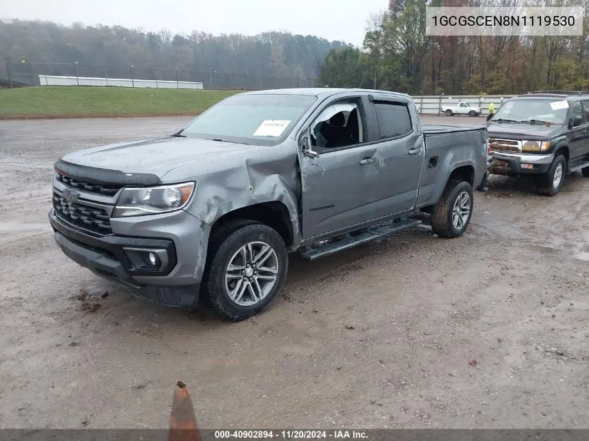 2022 Chevrolet Colorado 2Wd Long Box Lt VIN: 1GCGSCEN8N1119530 Lot: 40902894