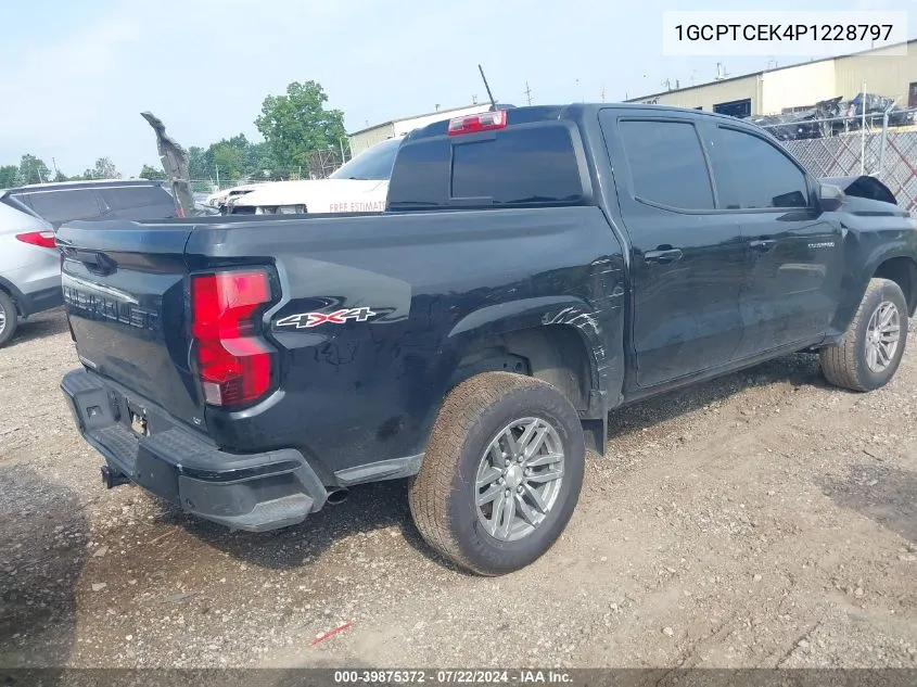 2023 Chevrolet Colorado 4Wd Short Box Lt VIN: 1GCPTCEK4P1228797 Lot: 39875372