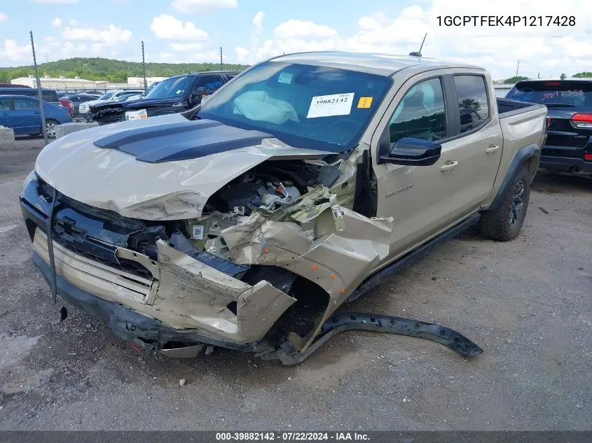 1GCPTFEK4P1217428 2023 Chevrolet Colorado 4Wd Short Box Zr2