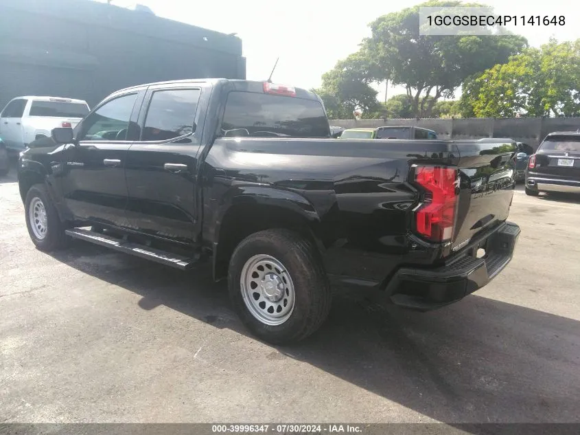 1GCGSBEC4P1141648 2023 Chevrolet Colorado 2Wd Short Box Wt