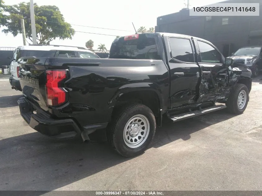 1GCGSBEC4P1141648 2023 Chevrolet Colorado 2Wd Short Box Wt