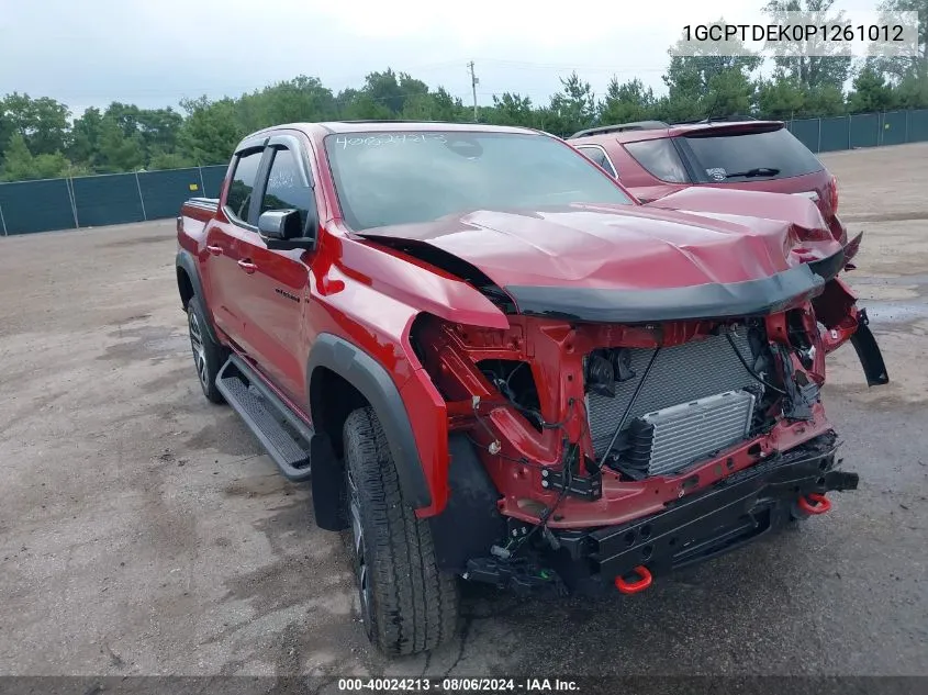 1GCPTDEK0P1261012 2023 Chevrolet Colorado 4Wd Short Box Z71