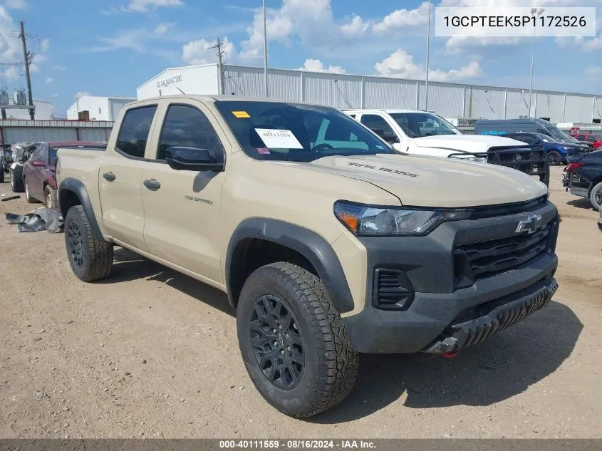 1GCPTEEK5P1172526 2023 Chevrolet Colorado 4Wd Short Box Trail Boss