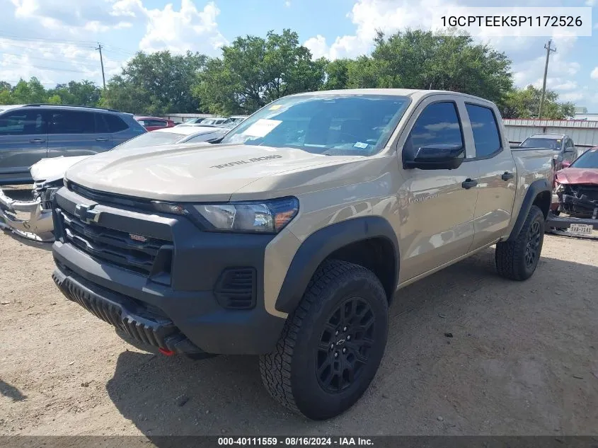 1GCPTEEK5P1172526 2023 Chevrolet Colorado 4Wd Short Box Trail Boss