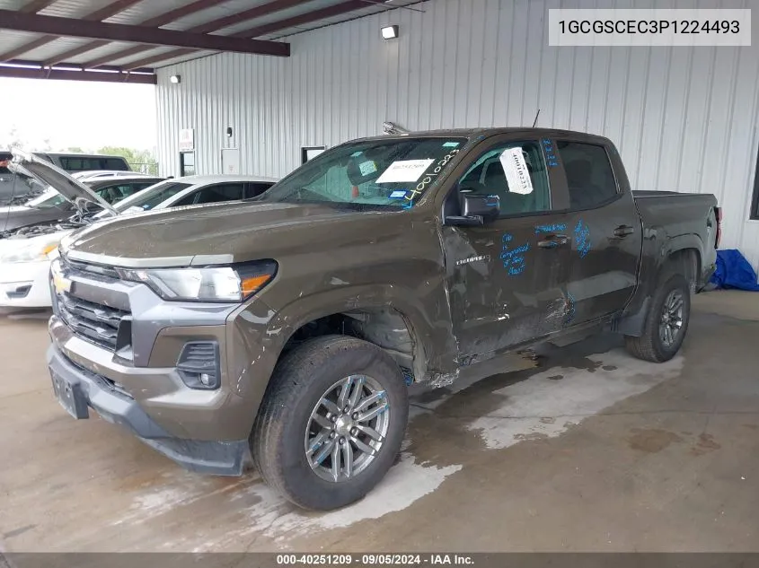 2023 Chevrolet Colorado Lt VIN: 1GCGSCEC3P1224493 Lot: 40251209