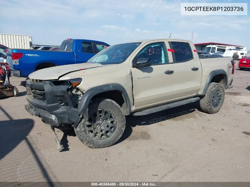 1GCPTEEK8P1203736 2023 Chevrolet Colorado Trail Boss