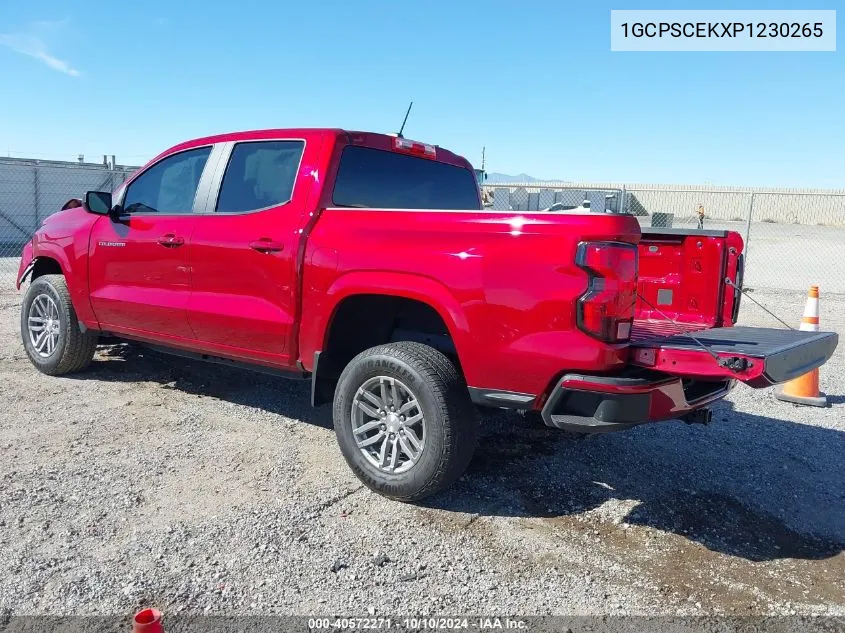 2023 Chevrolet Colorado 2Wd Short Box Lt VIN: 1GCPSCEKXP1230265 Lot: 40572271