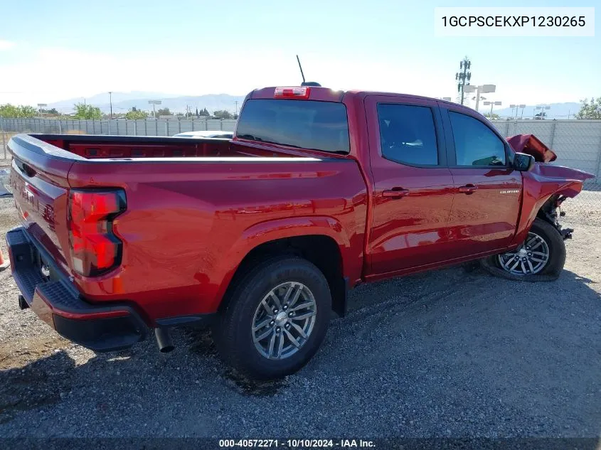 1GCPSCEKXP1230265 2023 Chevrolet Colorado 2Wd Short Box Lt