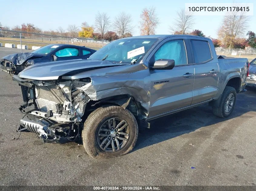 2023 Chevrolet Colorado 4Wd Short Box Lt VIN: 1GCPTCEK9P1178415 Lot: 40730354