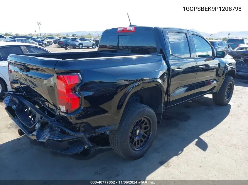 2023 Chevrolet Colorado 2Wd Short Box Wt VIN: 1GCPSBEK9P1208798 Lot: 40777052