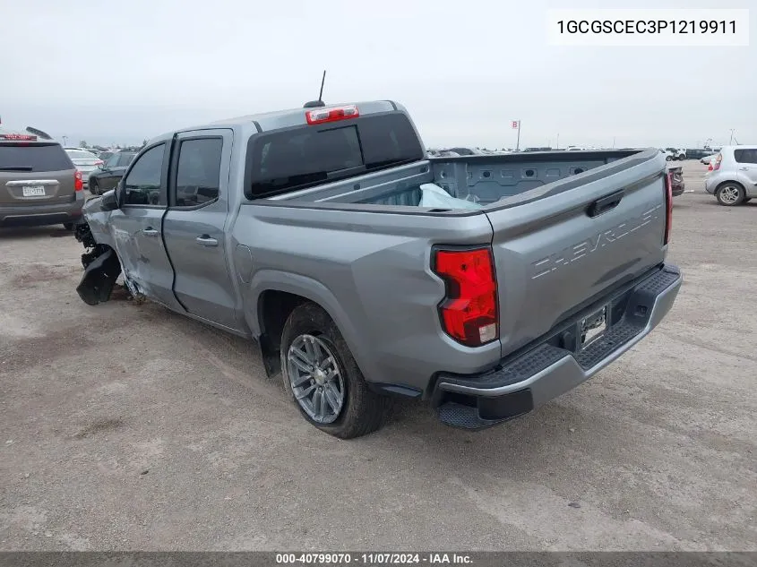 2023 Chevrolet Colorado 2Wd Short Box Lt VIN: 1GCGSCEC3P1219911 Lot: 40799070