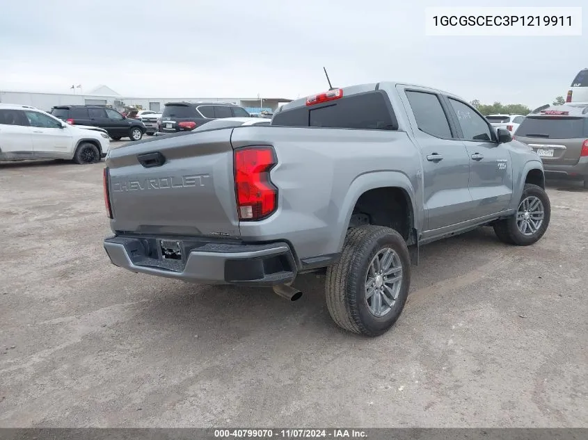 2023 Chevrolet Colorado 2Wd Short Box Lt VIN: 1GCGSCEC3P1219911 Lot: 40799070