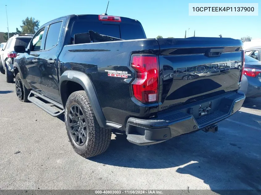 2023 Chevrolet Colorado 4Wd Short Box Trail Boss VIN: 1GCPTEEK4P1137900 Lot: 40803003