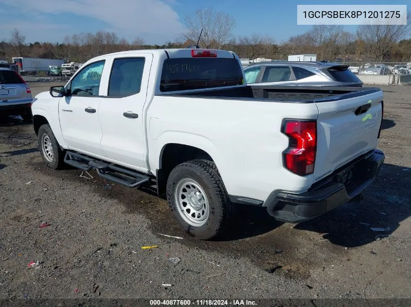 2023 Chevrolet Colorado 2Wd Short Box Wt VIN: 1GCPSBEK8P1201275 Lot: 40877600