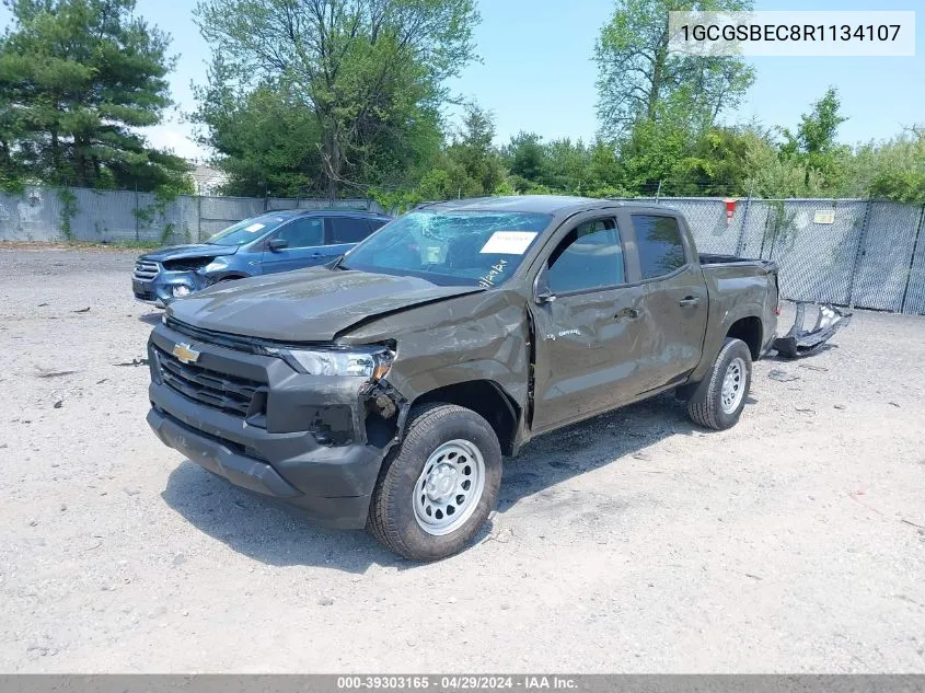 1GCGSBEC8R1134107 2024 Chevrolet Colorado 2Wd Wt