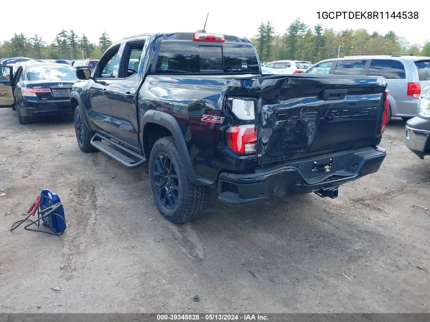 1GCPTDEK8R1144538 2024 Chevrolet Colorado 4Wd Z71