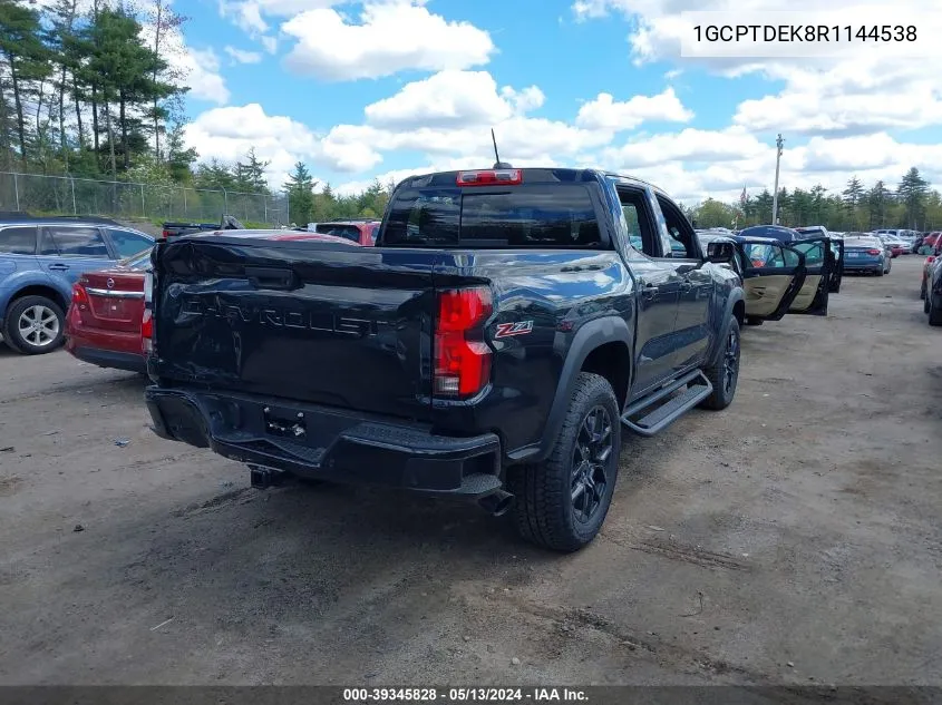 2024 Chevrolet Colorado 4Wd Z71 VIN: 1GCPTDEK8R1144538 Lot: 39345828