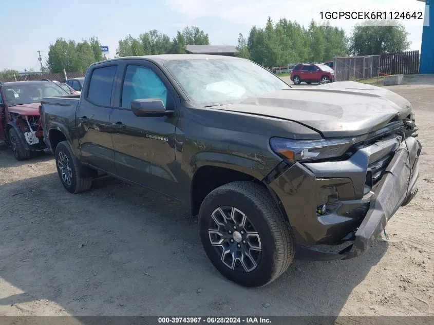 2024 Chevrolet Colorado 2Wd Lt VIN: 1GCPSCEK6R1124642 Lot: 39743967