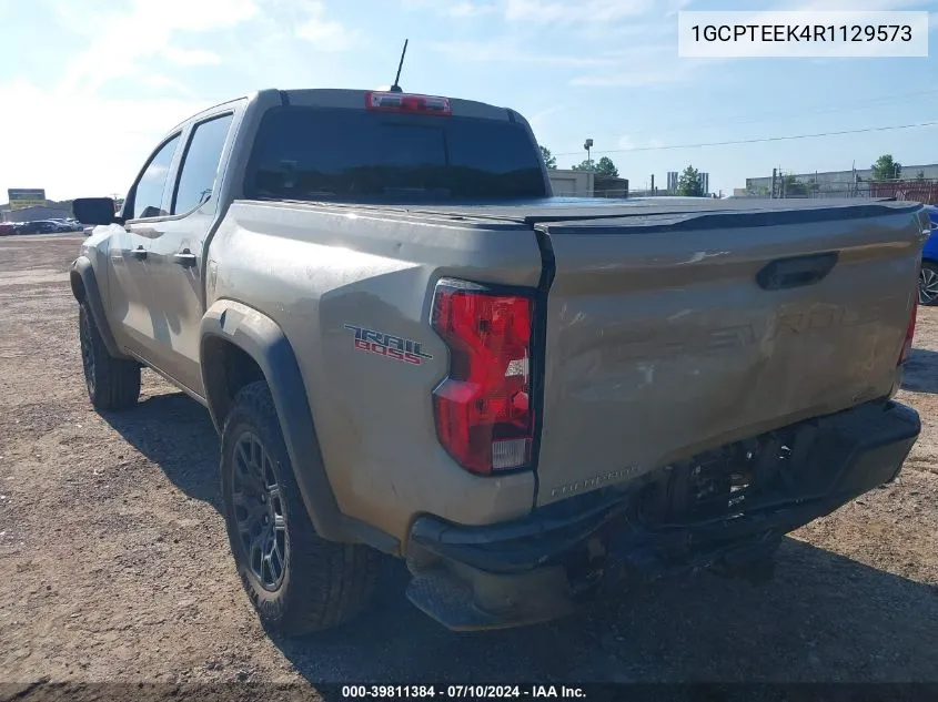 2024 Chevrolet Colorado 4Wd Trail Boss VIN: 1GCPTEEK4R1129573 Lot: 39811384