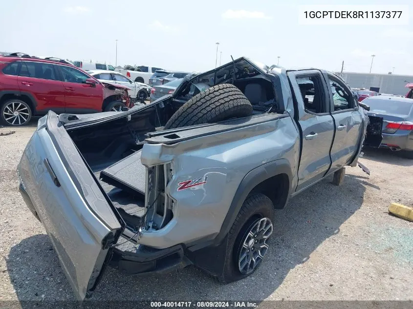 2024 Chevrolet Colorado 4Wd Z71 VIN: 1GCPTDEK8R1137377 Lot: 40014717