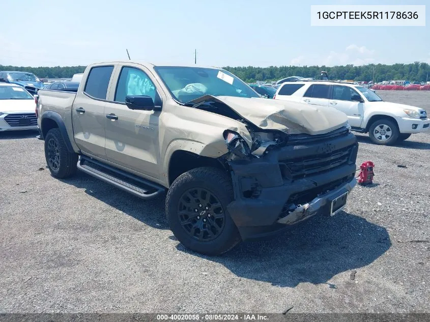 1GCPTEEK5R1178636 2024 Chevrolet Colorado 4Wd Trail Boss