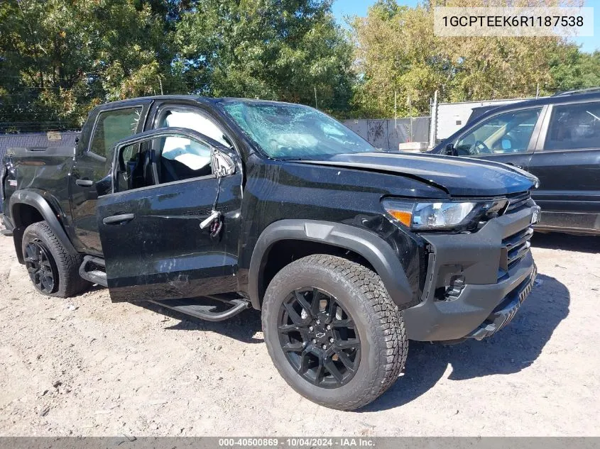 2024 Chevrolet Colorado 4Wd Trail Boss VIN: 1GCPTEEK6R1187538 Lot: 40500869