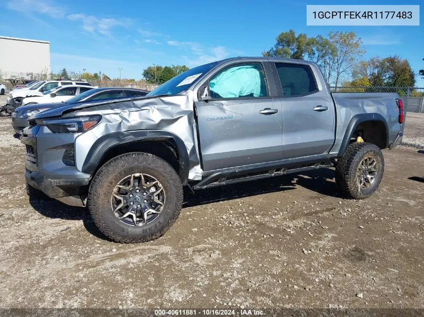 2024 Chevrolet Colorado 4Wd Zr2 VIN: 1GCPTFEK4R1177483 Lot: 40611881