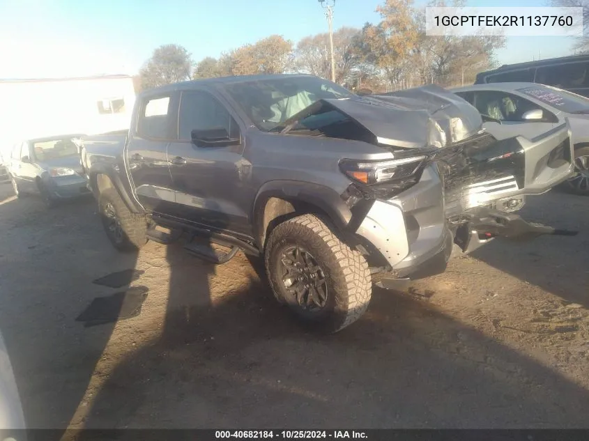 2024 Chevrolet Colorado 4Wd Zr2 VIN: 1GCPTFEK2R1137760 Lot: 40682184