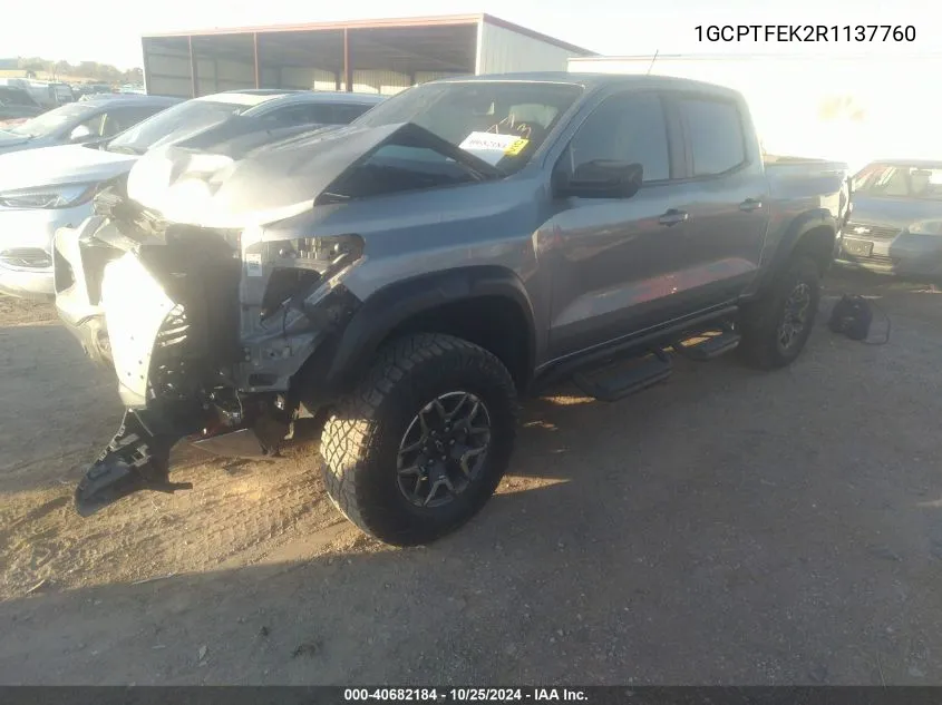 1GCPTFEK2R1137760 2024 Chevrolet Colorado 4Wd Zr2