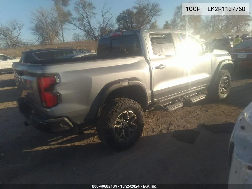 1GCPTFEK2R1137760 2024 Chevrolet Colorado 4Wd Zr2