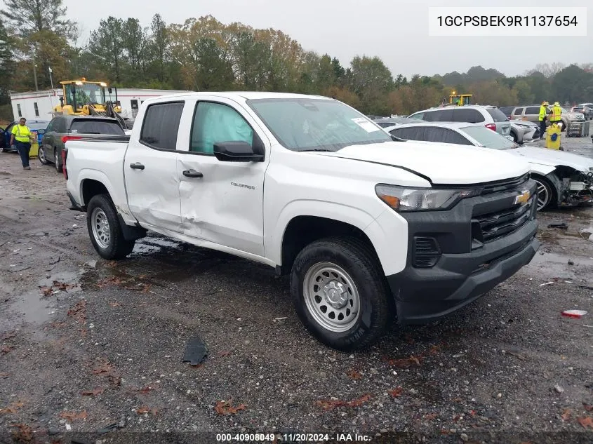 2024 Chevrolet Colorado 2Wd Wt VIN: 1GCPSBEK9R1137654 Lot: 40908049