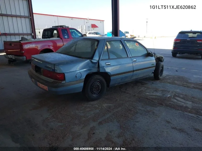 1988 Chevrolet Corsica VIN: 1G1LT511XJE620862 Lot: 40686958