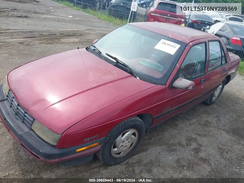 1G1LT53T6NY289569 1992 Chevrolet Corsica Lt