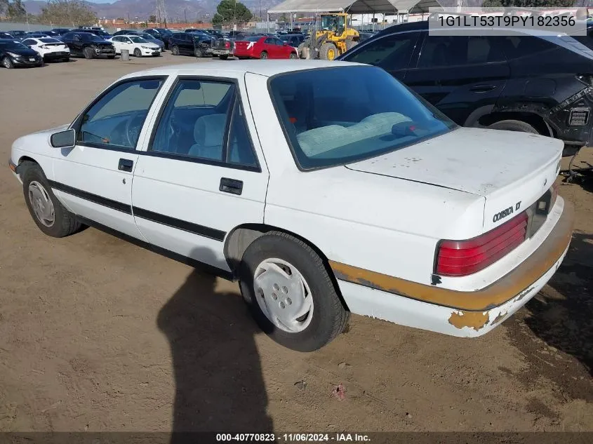 1993 Chevrolet Corsica Lt VIN: 1G1LT53T9PY182356 Lot: 40770823