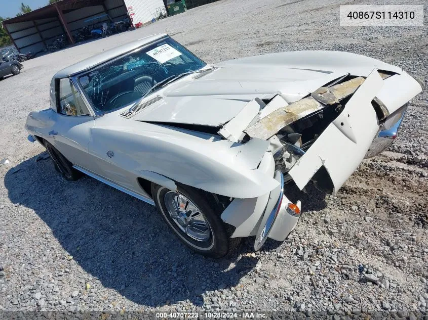 1964 Chevrolet Corvette VIN: 40867S114310 Lot: 40707223